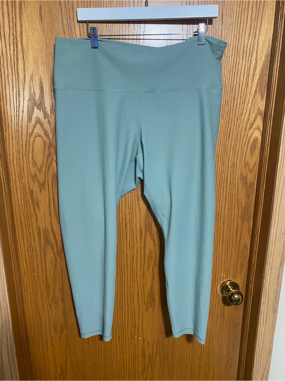 High-Waist Sage Green Active Leggings